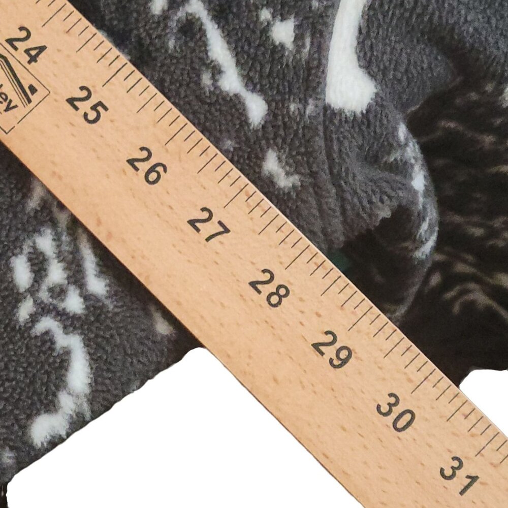 Hooded Full-Zip Fleece Jacket With Elk & Forest Scene Mens XL Victory Outfitters - Picture 10 of 14